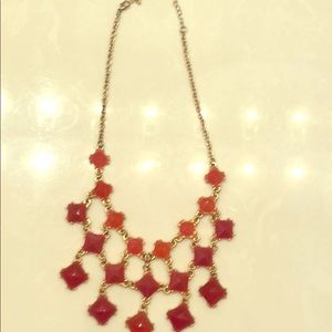 Gold & Coral Necklace